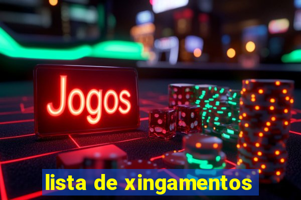 lista de xingamentos